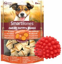 SmartBones Mini Recompense caini talie mica, cu cartofi dulci x 2 + minge GRATIS