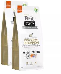 Brit Care Dog Hypoallergenic Dog Show Champion Salmon & Herring kutyatáp 2x1kg