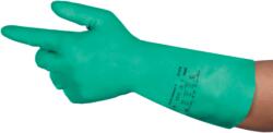 Ansell Manusi antistatice din nitril cu protectie chimica AlphaTec Solvex 37-676, verde, marimea 8, Ansell 828009