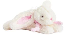 Doudou Iepuraș de pluș Lapin Bonbon Doudou et Compagnie roz 20 cm în ambalaj cadou de la 0 luni (DC1239)