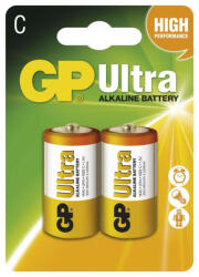 GP Batteries Ultra Alkáli elem baby LR14-C 2db/blst