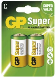 GP Batteries Super Alkáli baby elem LR14-C 2db/bliszter