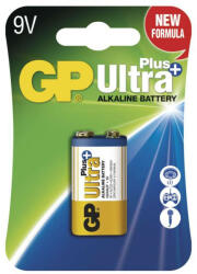GP Batteries Ultra Plus Alkáli elem 9V 1db/bliszter