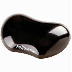 Fellowes Csuklótámasz, mini, géltöltésű, Fellowes® Crystal Gel, fekete - toptoner