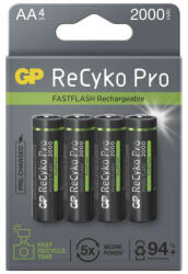 GP Batteries Photo Flash NiMH Akkumulátor HR6 (AA) 2000mAh 4db. Min. 500x tölthető