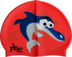 Úszósapka Swimfit delfines piros