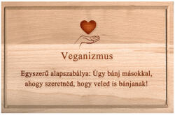 Veganizmus vágódeszka - XXL, Veganizmus vágódeszka - XXL