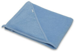 NEW BABY Gyermek frottír törölköző kapucnival New Baby Comfortably 80x80 cm blue