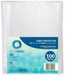 BLUERING Genotherm lefűzhető, A4, 40 micron narancsos Bluering® 100 db/csomag, - toptoner