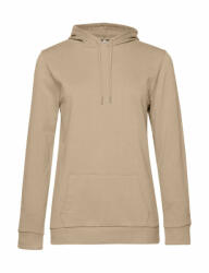 B&C Collection Női kapucnis hosszú ujjú pulóver B and C #Hoodie /women French Terry L, Sivatag