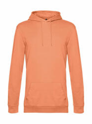 B&C Collection Férfi kapucnis hosszú ujjú pulóver B and C #Hoodie French Terry 3XL, Melon Narancssárga
