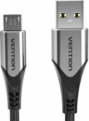 Vention COAHI USB-A apa - MicroUSB-B apa 2.0 Adat és töltő kábel - Szürke (3m) (COAHI)