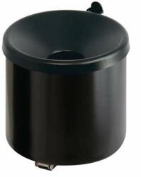 Vepa Bins Scrumieră de perete, oțel, cilindrică, VEPA BINS, negru (VB150004 BLACK)
