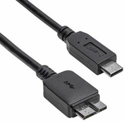 Akyga Cablu micro USB B 3.0 / USB tip C 1m AK-USB-44 (AK-USB-44)