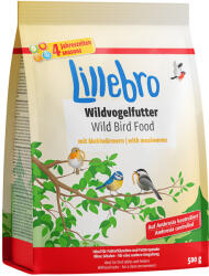 Lillebro Lillebro Hrană cu viermi de făină pentru păsări sălbatice - 3 x 500 g