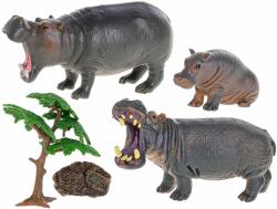 MIKRO Hipopotam Zoolandia cu pui si accesorii (MI51097)
