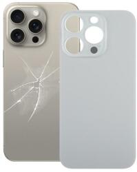 tel-szalk-19296951009 Akkufedél hátlap - burkolati elem Apple iPhone 15 Pro, Titán színű (tel-szalk-19296951009)