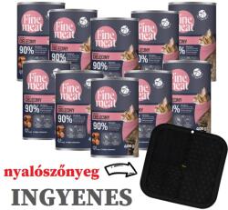 Pet Republic PetRepublic Fine Meat borjúhúsos tál 10x400g + nyalószőnyeg! - abiszoo - 6 500 Ft