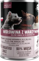 Pet Republic PetRepublic darabok mártásban marhahússal és zöldségekkel 400g kutyáknak