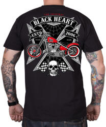 Black Heart Póló BLACK HEART Iron Szín: fekete, Méret: M
