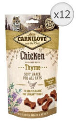 CARNILOVE Cat Semi Moist Snack Chicken with Thyme 12 x 50 g