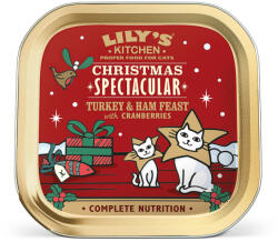 Lily's Kitchen Christmas Spectacular Turkey and Ham Pate Feast for Cats 85 g
