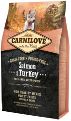 CARNILOVE Salmon and Turkey for Large Breed Puppy 4 kg