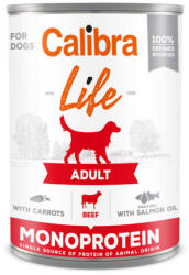 Calibra Dog Life can Adult Beef with Carrots 400 g