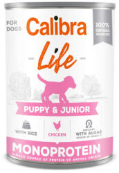 Calibra Dog Life can Puppy&Junior Chicken&Rice 400 g