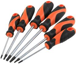 Kendo TORX csavarhúzó készlet 6r. T8-T27 mágneses CrV No. 85137 (85137) - szerszamplusz