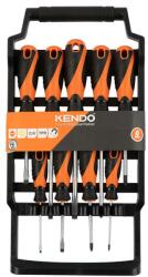 Kendo csavarhúzó készlet 9r. SL+PH mágneses CrV No. 20214 (20214) - szerszamplusz