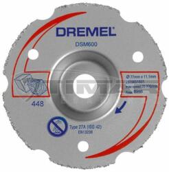 Dremel DSM600 Többcélú karbid felsőmaró vágókorong 2615S600JA (2615S600JA)