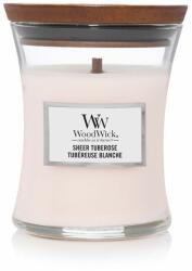 WoodWick Sheer Tuberose 'közepes' üveg illatgyertya