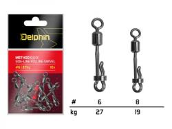 Delphin method quix oldalvonalas forgókapocs / 10 db-#8/19kg (101003590) - epeca