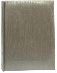 P&O Könyvkötésű bedugós fényképalbum - 200 db 10x15 cm képhez - ezüst szürke (BBM46200T-WH-PU22-01SZURKES)