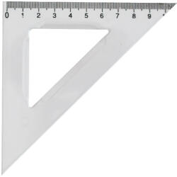  Vonalzó háromszög 45° 10.5 cm, műanyag (52695) - cartridge