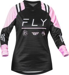 FLY Racing Tricou de motocros pentru femei FLY Racing F-16 2024 negru și roz (AIM170-0185)