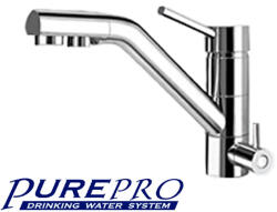  3-utas króm csaptelep víztisztítóhoz - PurePro (PP-FC213-3C)