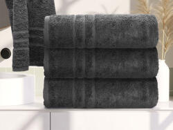  Prosop de baie Classic 70 x 140 cm gri inchis, 100% bumbac Prosop