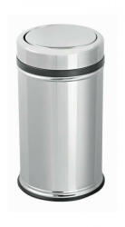 Eformetal Rozsdamentes Henger billenőfedeles szemetes 27L, fényes (EF805)