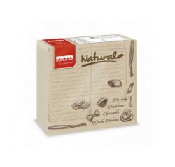 FATO Sztár szalvéta 2 rétegű 38x38cm NATURAL pasta 40 szál/csomag (AD82975600)