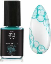 Naní Aquarelle INK díszítő lakk 12 ml - Turquoise