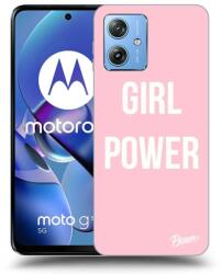 Picasee Husă transparentă din silicon pentru Motorola Moto G54 5G - Girl power