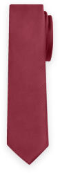 Willsoor Férfi keskeny nyakkendő bordó színben, kifinomult csíkokkal 15917