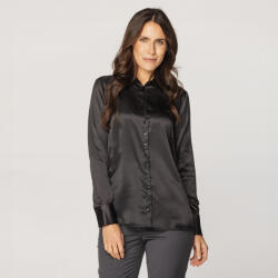 Willsoor Fekete színű női szatén ing 15930