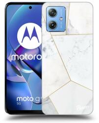 Picasee Husă transparentă din silicon pentru Motorola Moto G54 5G - White tile