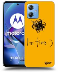 Picasee Husă transparentă din silicon pentru Motorola Moto G54 5G - I am fine