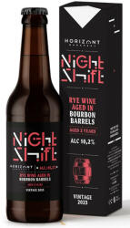 Horizont Night Shift Vintage 2023 / Rye Wine Bourbon /hordóérlelt/ 2 év (0, 33L) (10, 2%)