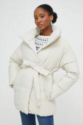 Answear Lab rövid kabát női, bézs, téli - bézs XXL