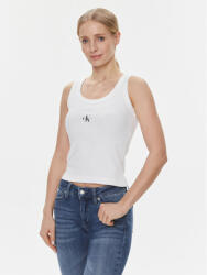 Calvin Klein Jeans Felső J20J222566 Fehér Slim Fit (J20J222566)
